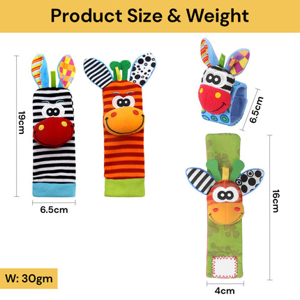 2PCs Baby Infant Developmental Wrist Strap And Socks