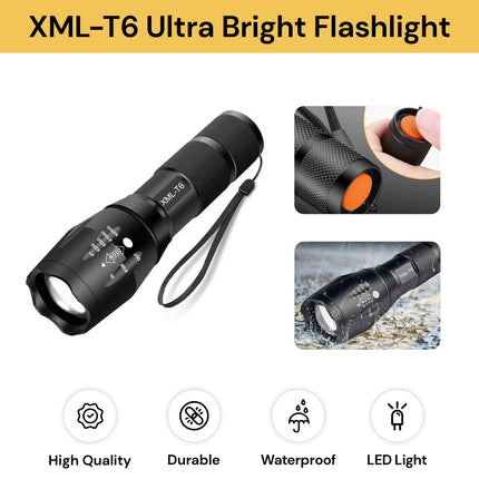 XML-T6 Ultra Bright Flashlight