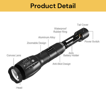 XML-T6 Ultra Bright Flashlight