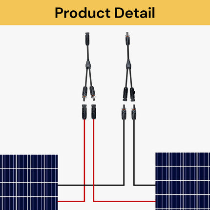 1 Pair Solar Y Connector Cable