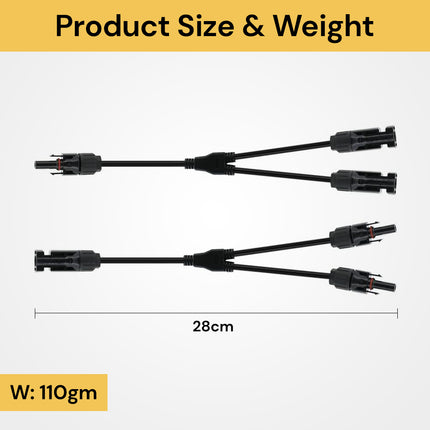 1 Pair Solar Y Connector Cable