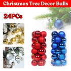 Christmas Tree Baubles Balls Decor Ornament Xmas Party Decorations