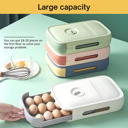 Egg Container For Fridge