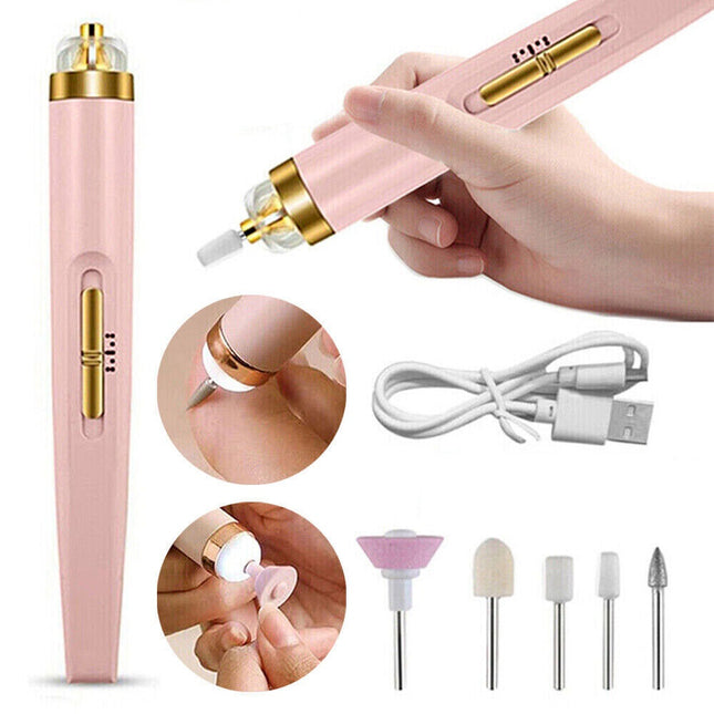 Electric Nail Drill File Machine Toe Finger Nails Sander Polisher Manicure Care