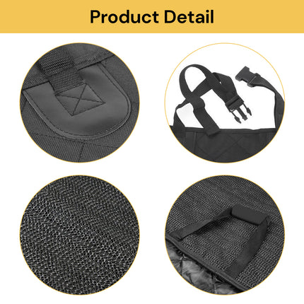 Zipper Dog Car Seat Cover