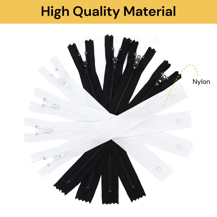 20PCs Nylon Zippers