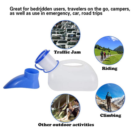 1000ML Outdoor Urine Bottle Male Pee Urinal Storage