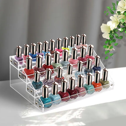 Acrylic Clear Display Nail Polish - Organized, Showcase Design