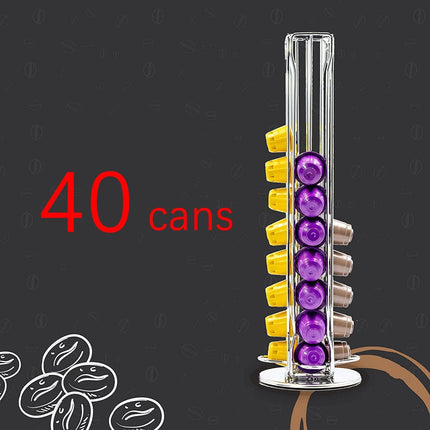 40 Capsule Coffee Pod Holder