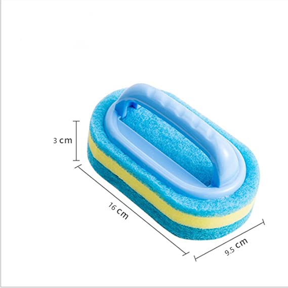Cleaning Brush Kitchen Sponge Wipe with Handle Cleaning Brush Bathroom Tile Glass Cleaning Sponge Thickening Removal Clean Brush igbhnk_vj