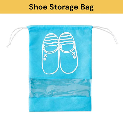 UPTO 30PCS Shoe Storage Bag Organizer Dustproof Travel Carry Case for Shoes Heels Boots Closet Wardrobe Protection Reusable Storage Pouch