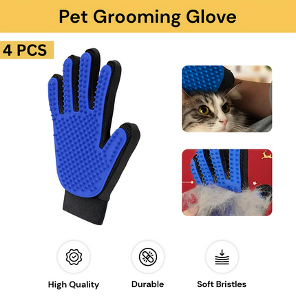 Pet Grooming Glove - UPTO 4PCS