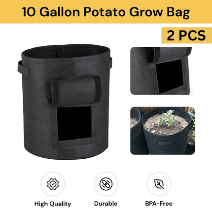 10 Gallon Potato Grow Bag - 2pcs