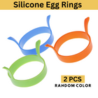 Upto 5x Silicone Egg Rings Non Stick Kitchen Baking Tools Pancake Handles