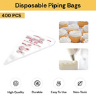 Upto 500PCs Disposable Piping Bags