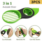 3-in-1 Avocado Fruit Slicer Knife Peeler Vegetable Cutter Kitchen Utensils Tool - 2/3/4 PCS
