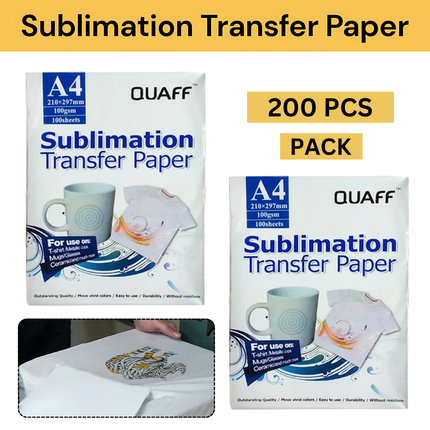 200Pcs A4 Sublimation Transfer Paper