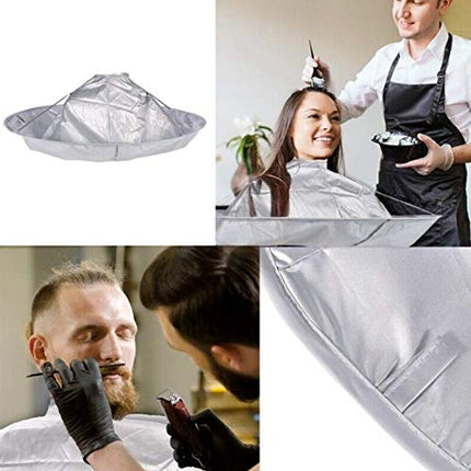 Hair Cut Cloak Cape Apron Umbrella Haircut Catcher Cover rt5