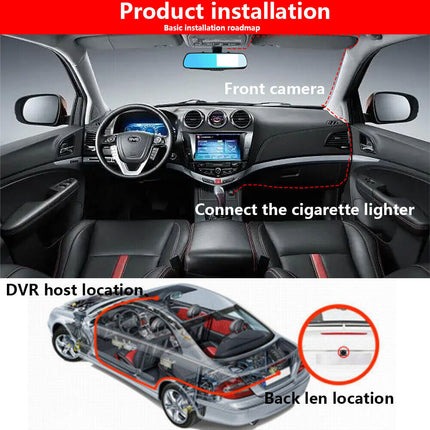 4.3" 1080P Dual Lens Car Auto DVR Dash Cam Video Camera Recorder Rearview Mirror s-l1600_10_5d85718f-905c-442e-8928-ca82b8fa8674