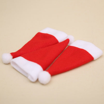 10x Santa Cutlery Bags