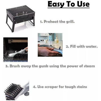 BBQ Steam Cleaning Brush