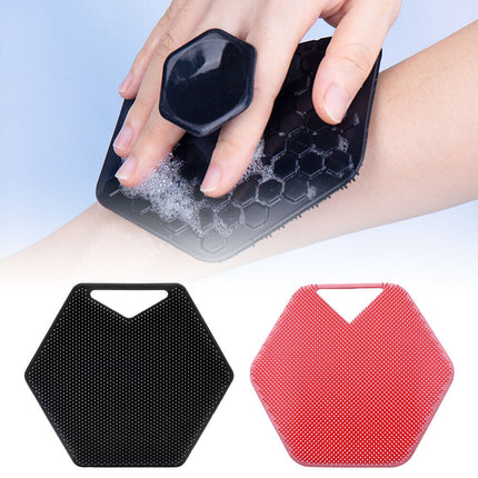 Silicone Body Scrubber Shower Exfoliating Scrub Bath Washing Massage Tool