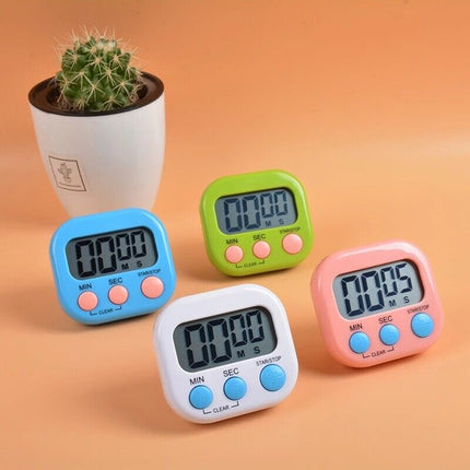 New Digital Clock Countdown Timer Magnetic Stick Cook Alarm Kitchen Sport LCD