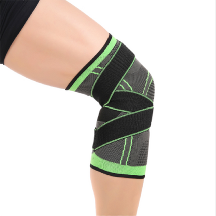Weaving 3D Knee Brace Support Breathable Sleeve Gym Sports Jogging Joint Pain - M/L/XL