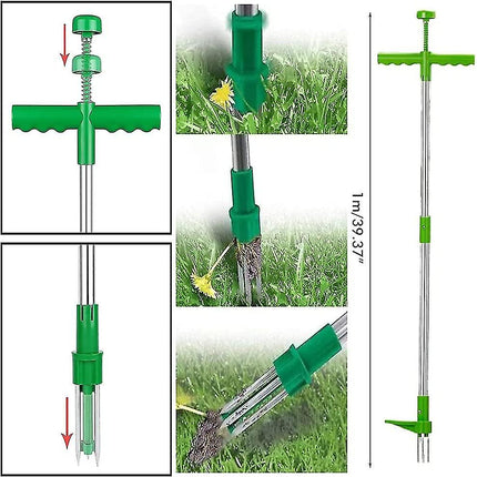 Weed Puller Weeder Twister Twist Pull Garden Lawn Root Killer Remover Tool sdwewe