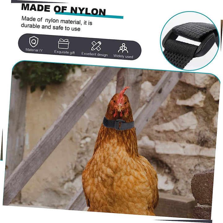 Anti Crow Collar for Roosters 10Pcs No Crow Belt ezonedeal