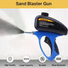 Sand Blaster Gun - Portable Sandblasting Tool - Blue, Black