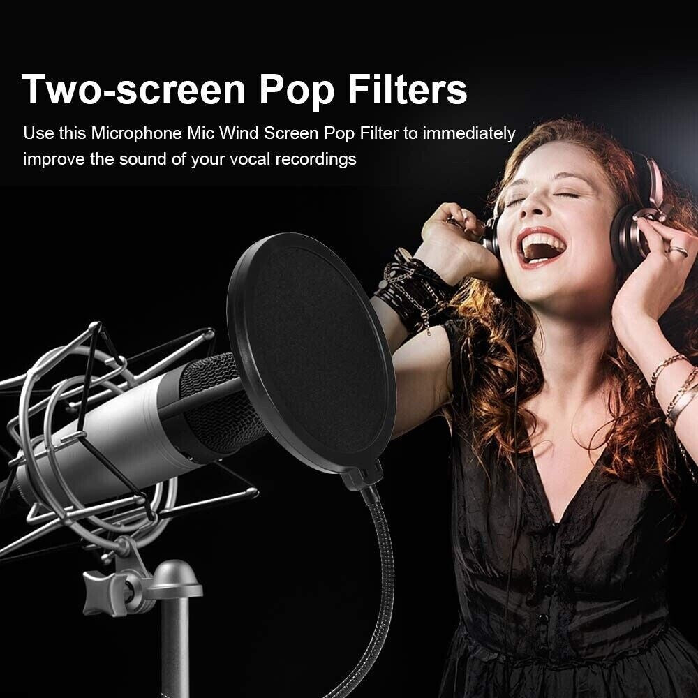 Wind Mic Mic Wind Screen Pop Filter - Shop Now