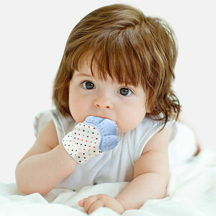 1pc/pack Food Grade Silicone Molar Gloves for Kids Teethng - Blue/Pink 11_5cf62e29-a880-4db2-8a7d-dfd7b06d736c