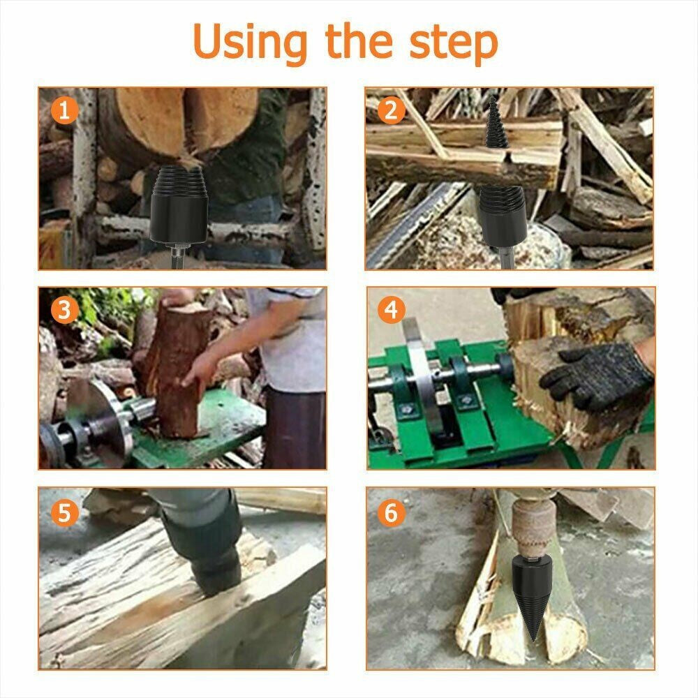 32 mm High Speed Twist Firewood Drill Bit Wood Splitter Splitting Cone 11_a9b47e17-9f28-47a2-8eca-b174d05b84e2