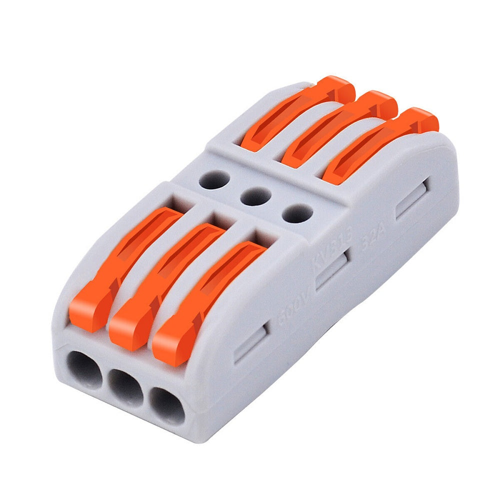 Push In Connection Push-In Terminal Block Wire Connector: Connect Securely