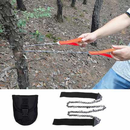 Sportsman Pocket Chainsaw Folding Hand Saw Tool for Survival Gear, Camping, Hunting, Tree Cutting 2021-08-19