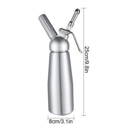 500ML Cream Whipper Dispenser with 3 Nozzles Professional Aluminum Whipped Cream Coffee Dessert Cake Decorating Tools 2021-09-10_14__1
