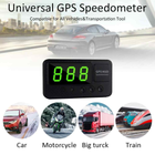 Universal GPS Speedometer Digital Display HUD Head Up USB Speed MPH KM/H 5V Night Driving Over-speed Alarm Car Truck Motorcycle 2021-09-11_10