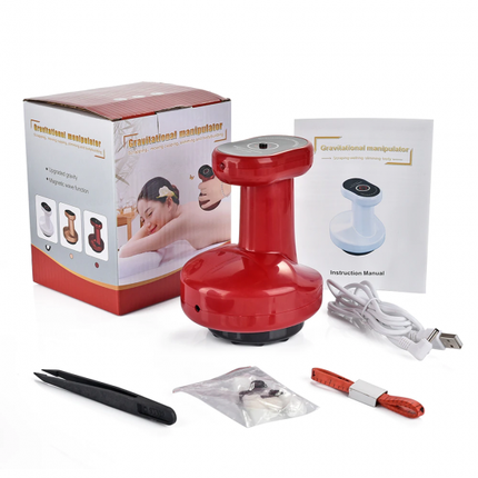 Electric cupping stimulate acupoint body slimming massager guasha scraping thermal massage negative pressure acupuncture therapy 2021-09-23_9