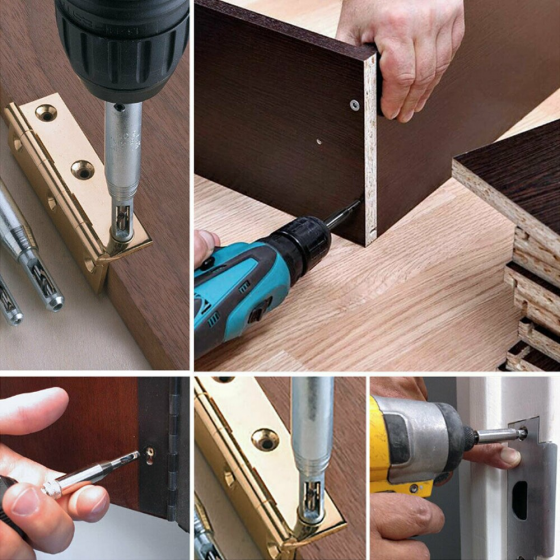 Tool core electric drill, 4pcs/7pcs, hole punch set, hinge, door mixer, auto-center, wood tools 2021-09-24_1