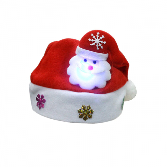 Merry Christmas Hat LED Lamp Hat Cartoon Adult Children Santa/Elk/Snowman Christmas Cap Supplies Kids Xmas Gifts 2021-11-17_4