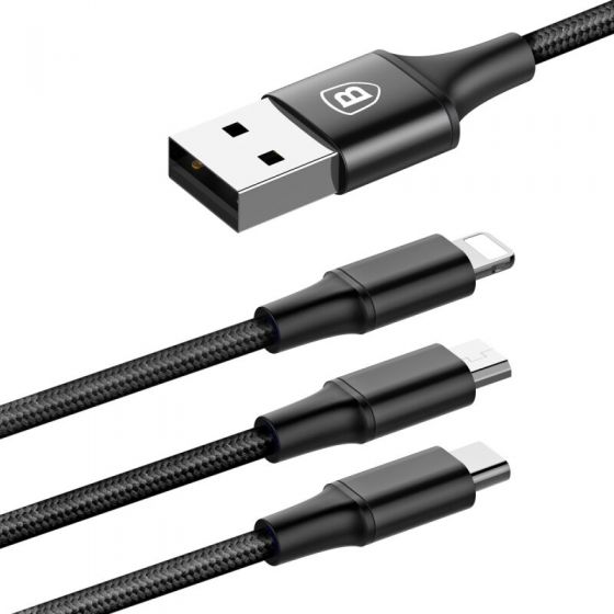 Baseus 3-in-1 Cable Micro+Lightning+Type-C 33_1