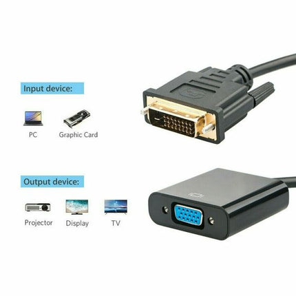 DVI-D male tp VGA Female Adaptor 365f654asdf_4