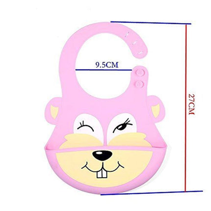 Silicone baby bib food catcher - Pink/Blue 3_b1778bef-02b7-4b57-ac95-88dcc0c7132f