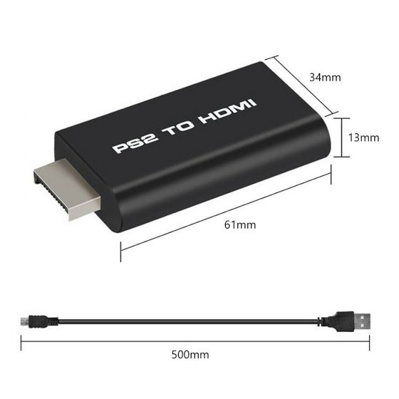 PS2 to HDMI Converter Adapter 3sd5f65sdf_6
