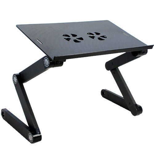 Plastic Laptop Table with Cooling Fan