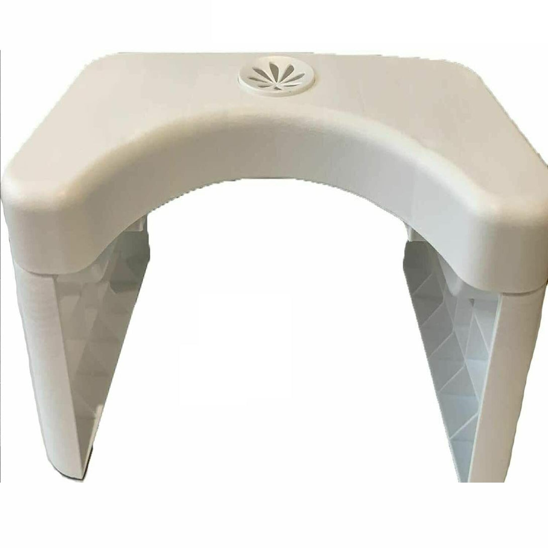 Toilet Step Stool Squatty Potty Chair Stand Bathroom Non-slip Folding Footstool 4545