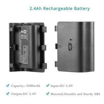 2400mAh Rechargeable Battery Pack With USB Cable For XBOX ONE Controller Wireless 4f46e1d7c5384ff29f52a2212f25c2d72362234e_original_1
