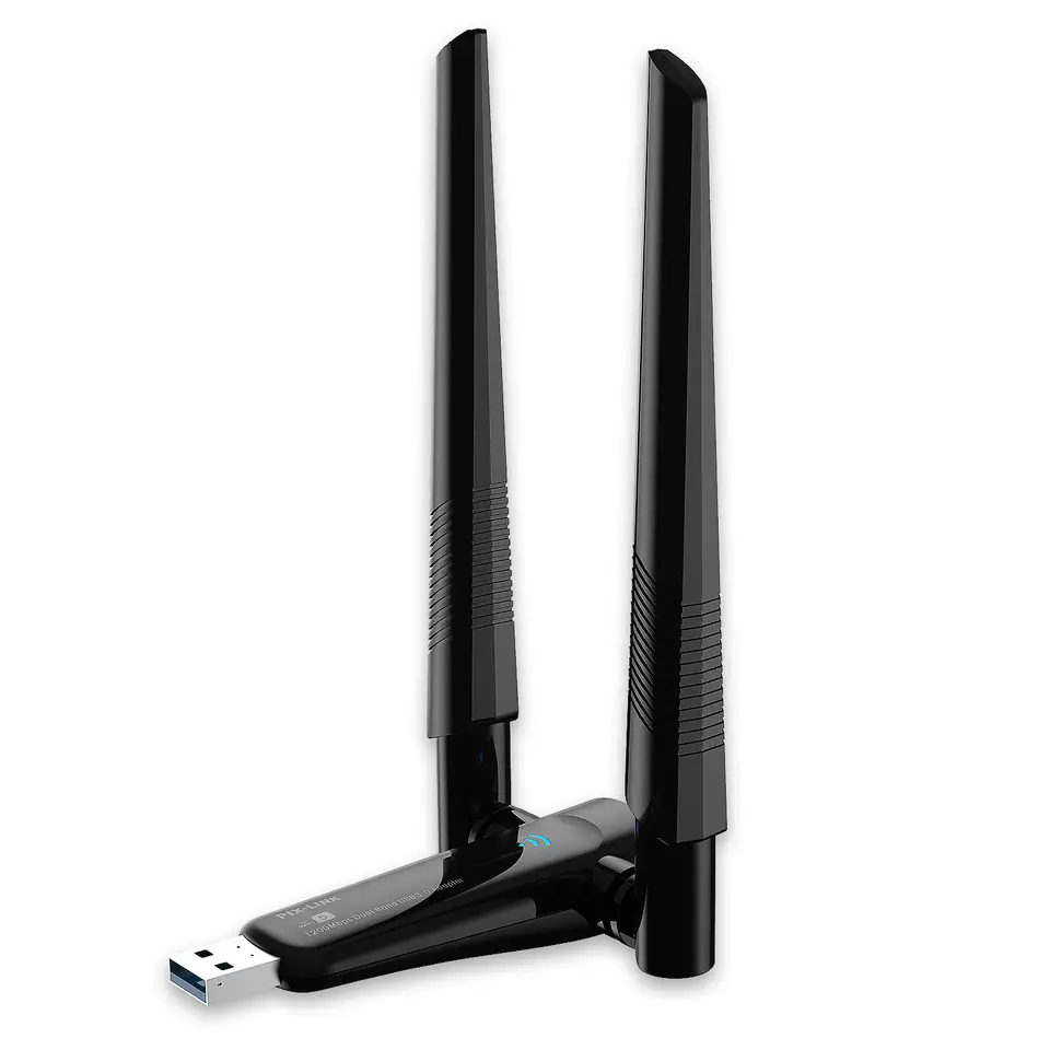 PIX-LINK AC1200 Wireless USB Wifi Adapter 2.4G&5G Network Card Dual Antennas High-Gain Wifi Reveiver USB 3.0 For PC Home Use 5454545445