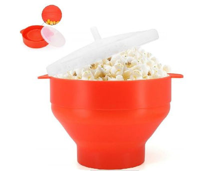 Silicone Microwave Popcorn Popper with Lid 54553